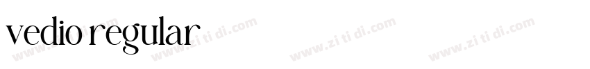 vedio regular字体转换 vedio regular字体转换